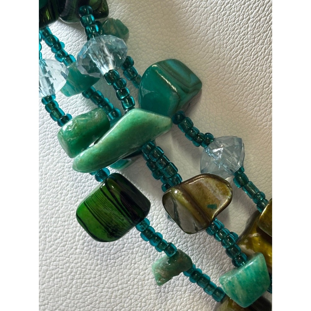 #34 Multi-Strand Turquoise Shell - Picture 4 of 6